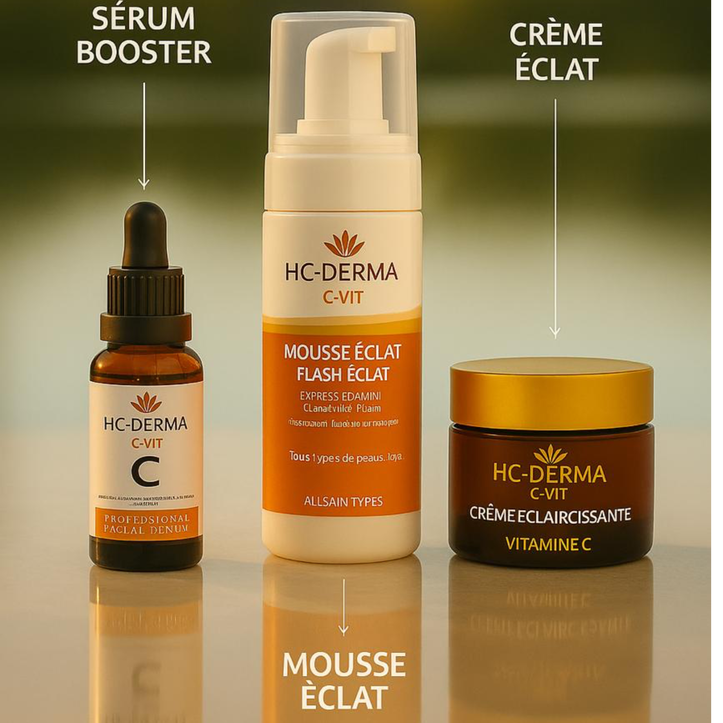 PACK — Sérum + Mousse + Crème