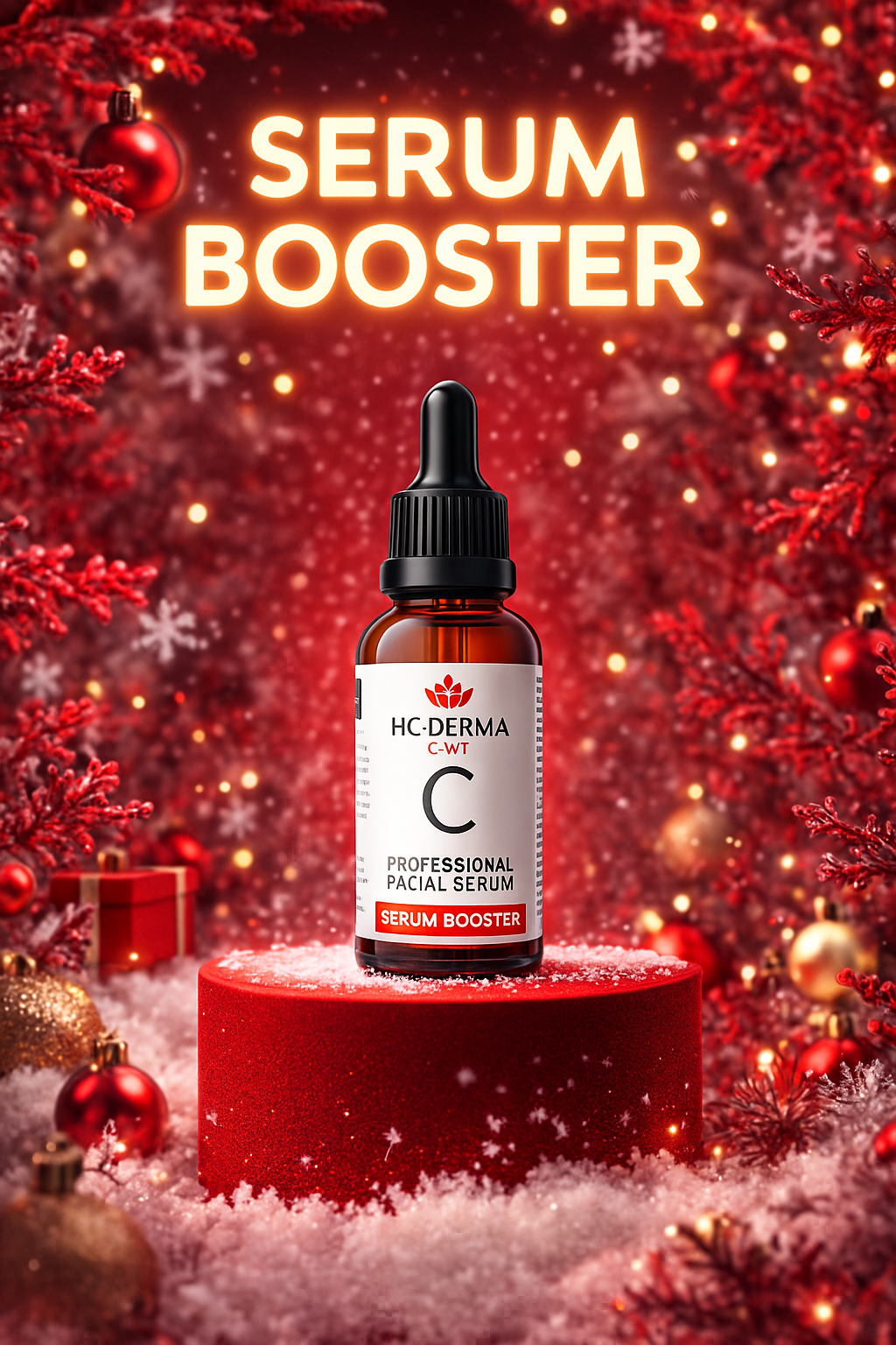 Pack Complet HC Derma ( Mousse Éclat +  Crème Éclaircissante à la Vitamine C + Serum Vitamine C)