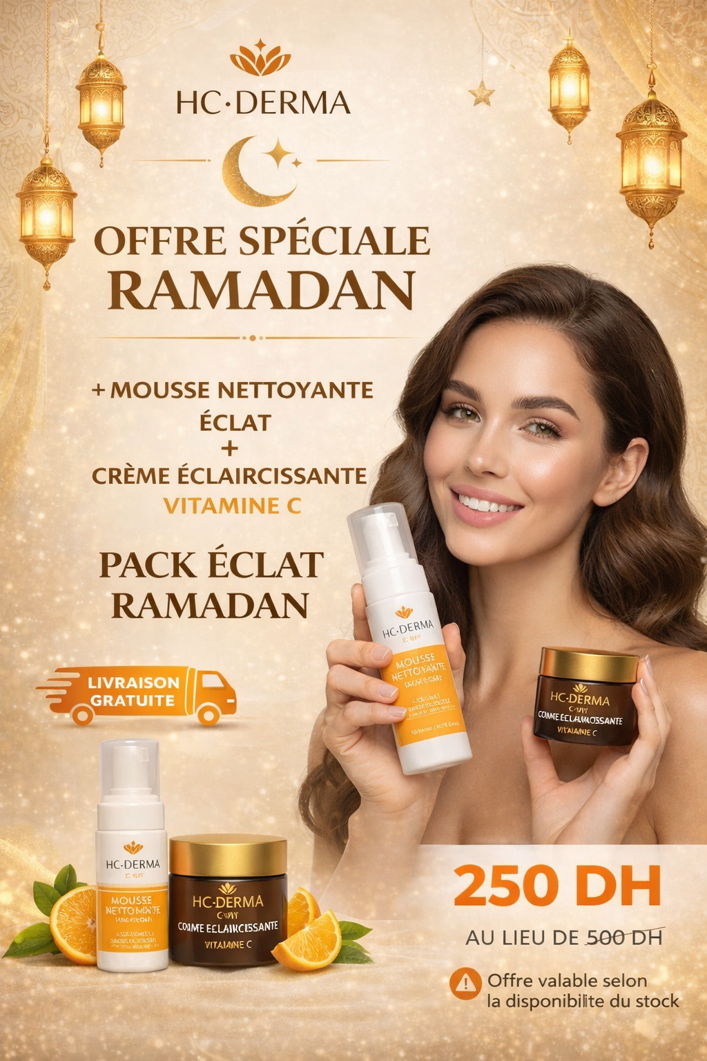 Pack Éclat Ramadan – Mousse + Crème Vitamine C